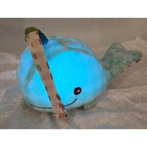 Whale Glow Zzzs Baby Toy w Light & Sound Soother B. Toys Baby Night Time RARE